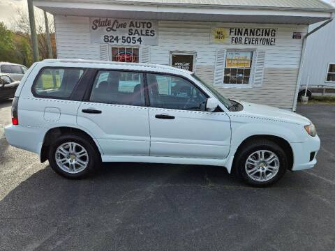 2008 Subaru Forester for sale at STATE LINE AUTO SALES in New Church VA