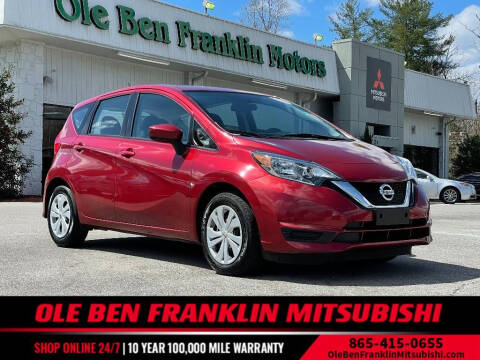 2018 Nissan Versa Note for sale at Ole Ben Franklin Motors KNOXVILLE - OAK RIDGE in Oak Ridge TN