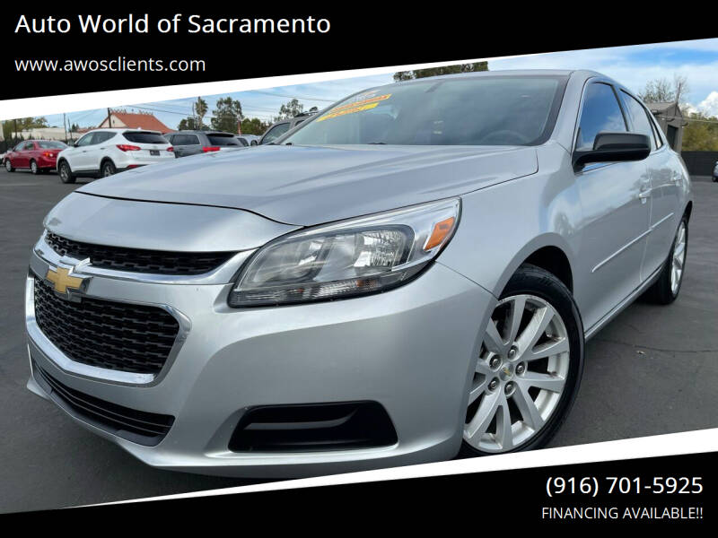 2015 Chevrolet Malibu for sale at Auto World of Sacramento - Elder Creek location in Sacramento CA