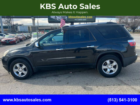 2012 GMC Acadia for sale at KBS Auto Sales in Cincinnati OH