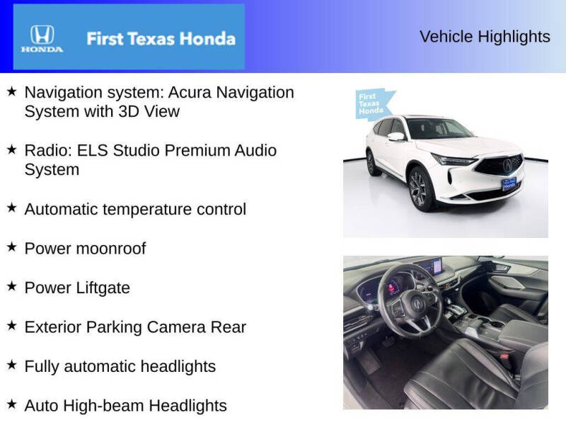 2023 Acura MDX w/Tech