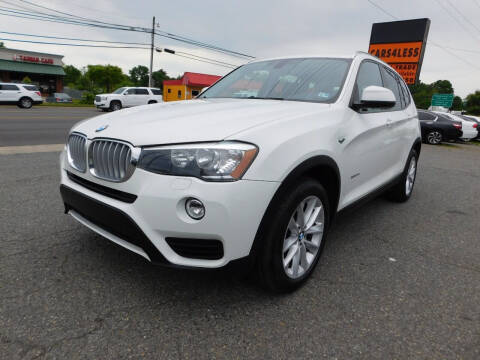 2016 BMW X3 for sale at Cars 4 Less in Manassas VA