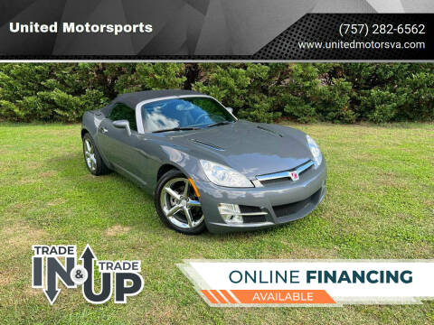2008 Saturn SKY for sale at United Motorsports in Virginia Beach VA