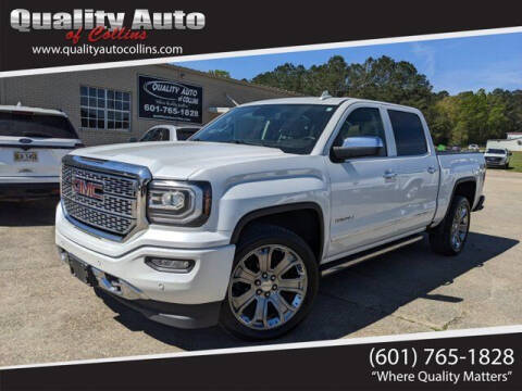2018 GMC Sierra 1500 for sale at Quality Auto of Collins in Collins MS