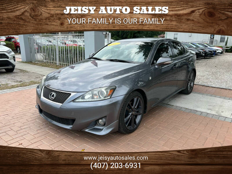 2012 Lexus IS 250 for sale at JEISY AUTO SALES in Orlando FL