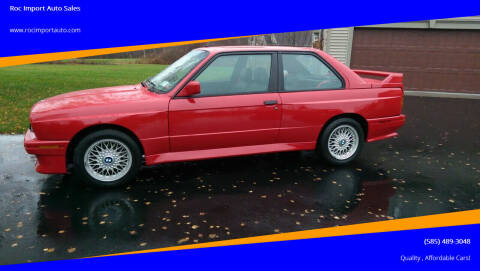 1989 BMW M3 for sale at Roc Import Auto Sales in Rochester NY