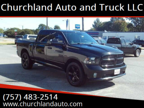 2017 RAM 1500 for sale at Churchland Auto and Truck LLC in Portsmouth VA