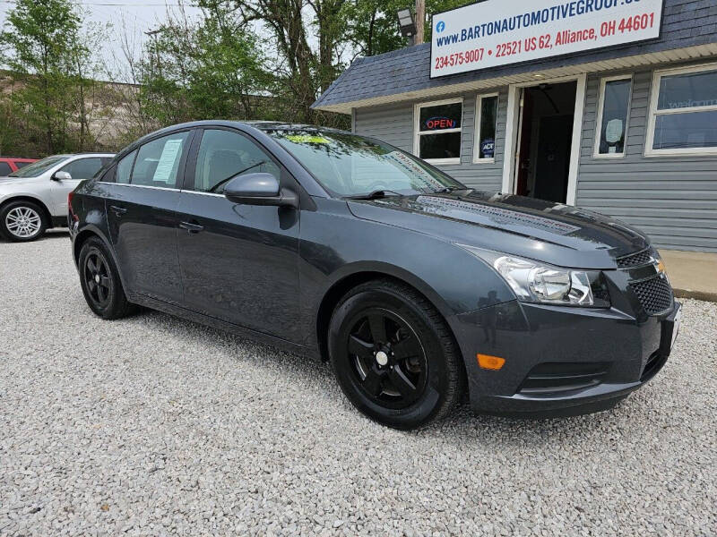 2013 Chevrolet Cruze for sale at BARTON AUTOMOTIVE GROUP LLC in Alliance OH
