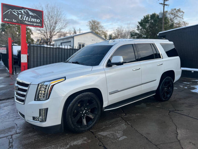 2016 Cadillac Escalade for sale at ULTIMO AUTO SALES & MOTORSPORTS in Denver CO