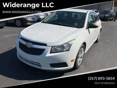 2012 Chevrolet Cruze for sale at Widerange LLC in Greenwood IN