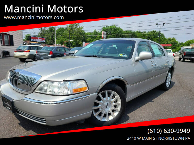 2006 Lincoln Town Car for sale at Mancini Motors in Norristown PA