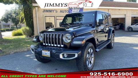 2021 Jeep Wrangler Unlimited for sale at JIMMY'S AUTO WHOLESALE in Brentwood CA