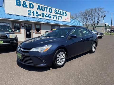 2015 Toyota Camry Hybrid for sale at B & D Auto Sales Inc. in Fairless Hills PA