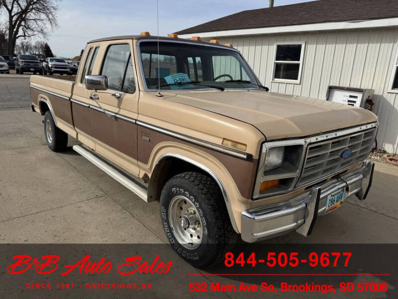 1985 Ford F-150 for sale at B & B Auto Sales in Brookings SD