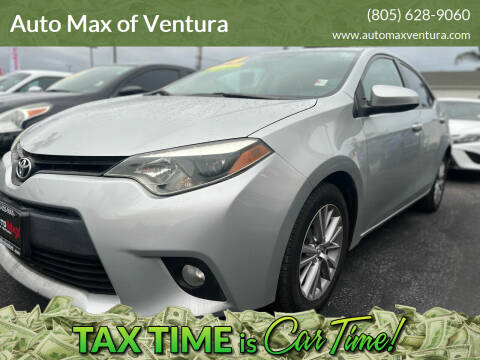 2014 Toyota Corolla for sale at Auto Max of Ventura in Ventura CA