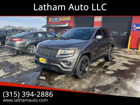 2015 Jeep Grand Cherokee for sale at Latham Auto LLC in Ogdensburg NY