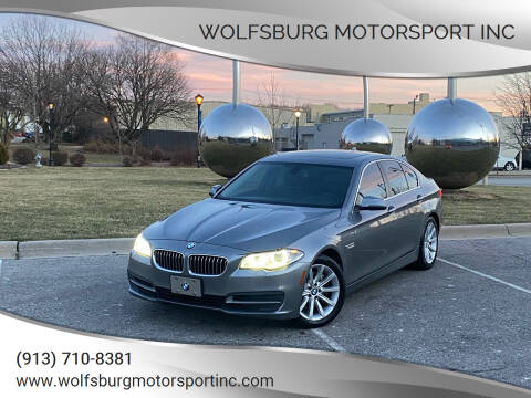 2014 BMW 5 Series for sale at WOLFSBURG MOTORSPORT INC in Shawnee KS