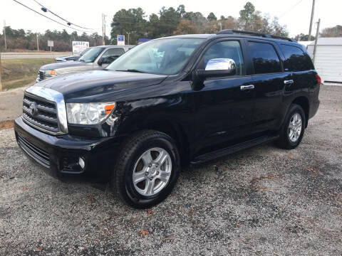 2012 Toyota Sequoia for sale at Baileys Truck and Auto Sales in Effingham SC