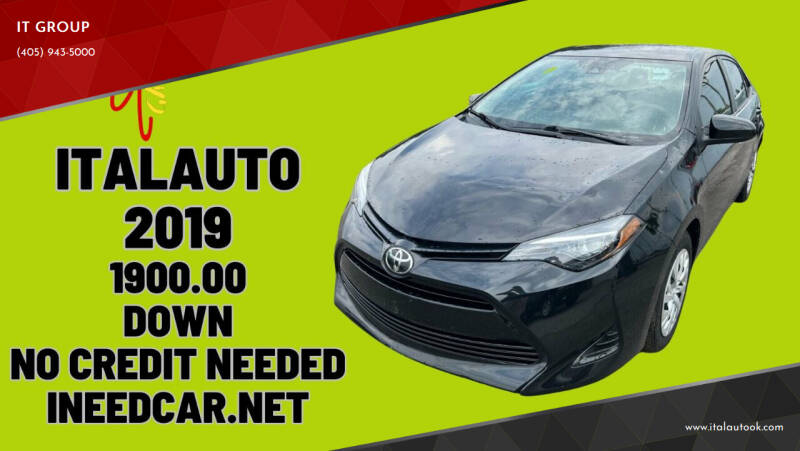 2019 Toyota Corolla for sale at IT GROUP in Oklahoma City OK