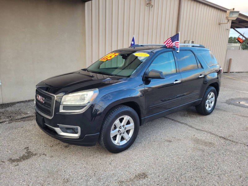 Used 2015 GMC Acadia SLE2 with VIN 1GKKRPKD7FJ253671 for sale in Houston, TX