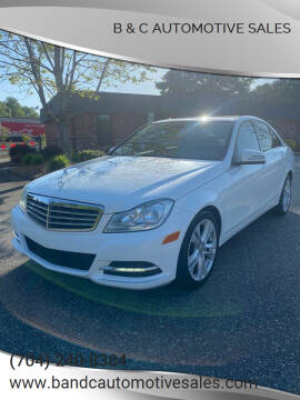 2013 Mercedes-Benz C-Class for sale at B & C AUTOMOTIVE SALES in Lincolnton NC