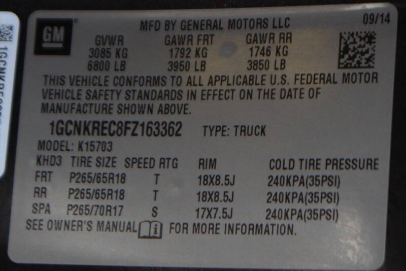 2015 Chevrolet Silverado 1500