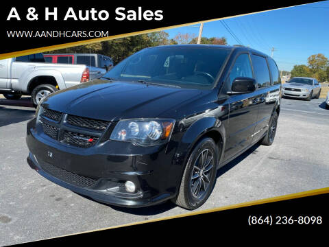 2016 Dodge Grand Caravan for sale at A & H Auto Sales in Greenville SC