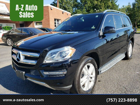 2013 Mercedes-Benz GL-Class for sale at A-Z Auto Sales in Newport News VA