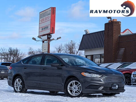 2018 Ford Fusion for sale at RAVMOTORS- Burnsville in Burnsville MN