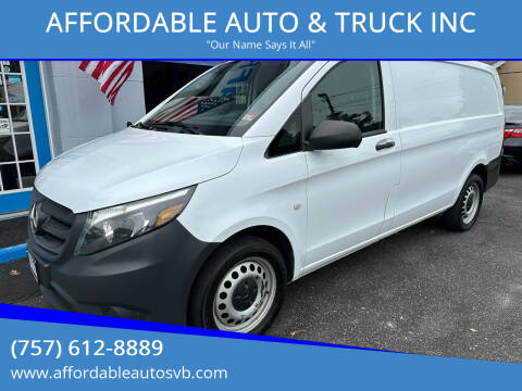 2016 Mercedes-Benz Metris for sale at AFFORDABLE AUTO & TRUCK INC in Virginia Beach VA