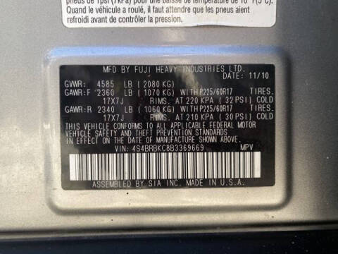 2011 Subaru Outback 2.5i Limited