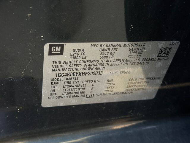2017 Chevrolet Silverado 3500HD