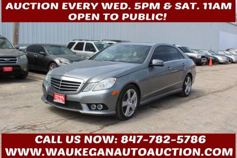 2010 Mercedes-Benz E-Class for sale at Waukegan Auto Auction in Waukegan IL