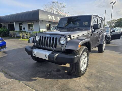 2014 Jeep Wrangler Unlimited for sale at National Car Store in West Palm Beach FL