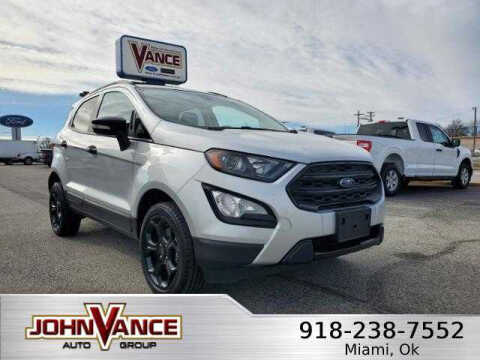 2021 Ford EcoSport for sale at Vance Fleet Services in Guthrie OK