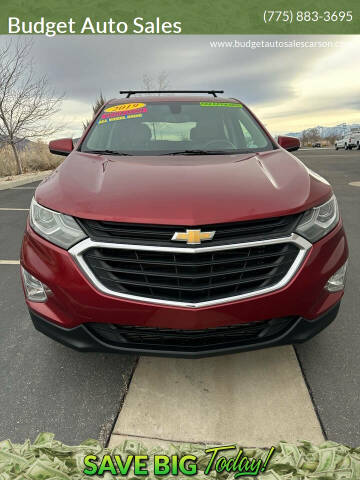 2019 Chevrolet Equinox for sale at Budget Auto Sales in Carson City NV