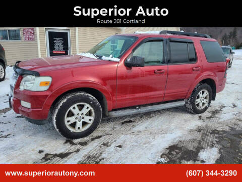 2010 Ford Explorer for sale at Superior Auto in Cortland NY