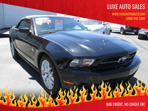 2012 Ford Mustang for sale at Luxe Auto Sales in Modesto CA