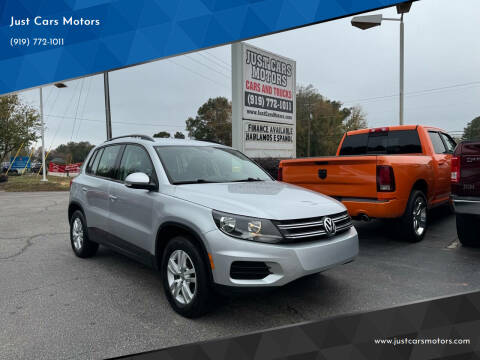 2016 Volkswagen Tiguan for sale at Just Cars Motors in Raleigh NC