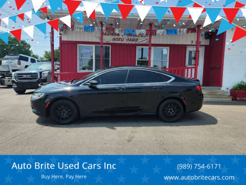 2016 Chrysler 200 for sale at Auto Brite Used Cars Inc in Saginaw MI