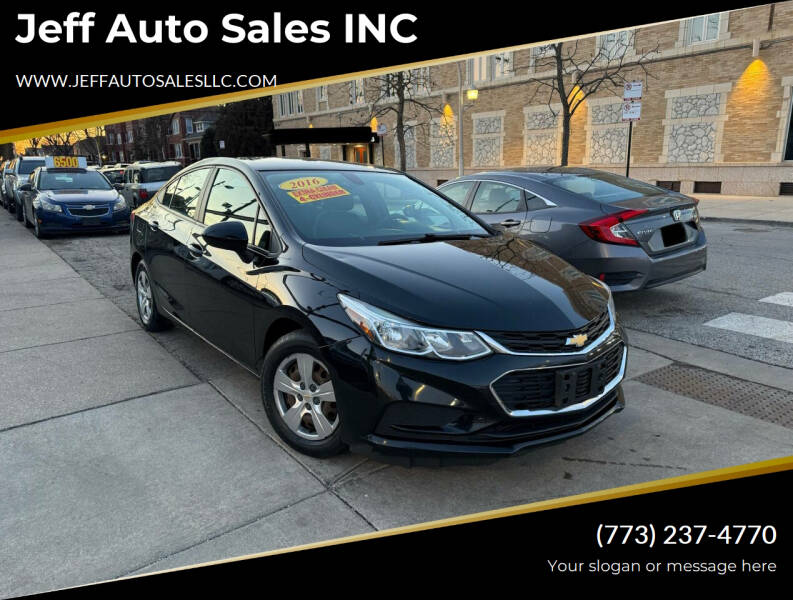 2016 Chevrolet Cruze for sale at Jeff Auto Sales INC in Chicago IL