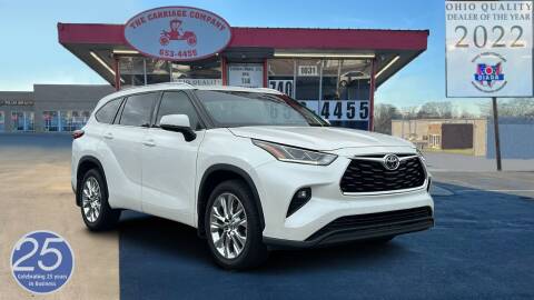 2020 Toyota Highlander for sale at The Carriage Company in Lancaster OH