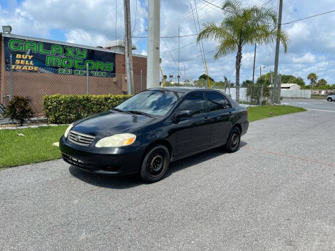 2003 Toyota Corolla for sale at Galaxy Motors Inc in Melbourne FL