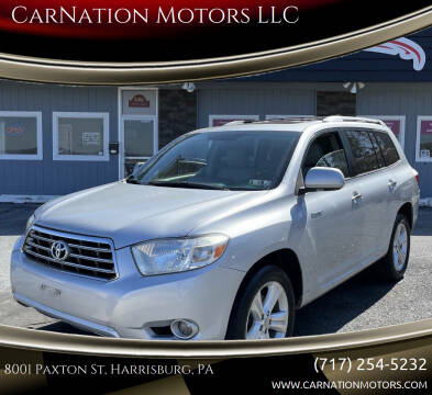 2010 Toyota Highlander for sale at CarNation Motors LLC in Harrisburg PA