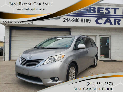 2012 Toyota Sienna for sale at Best Royal Car Sales in Dallas TX