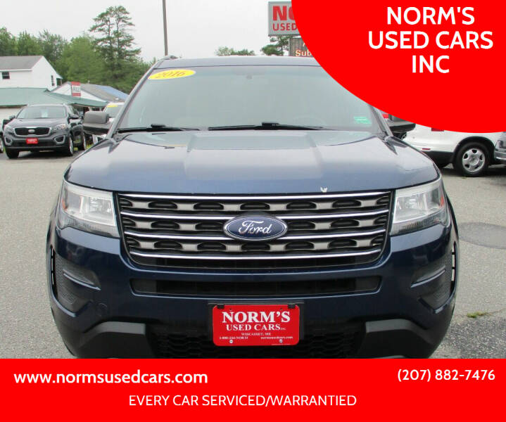 2016 Ford Explorer for sale at NORM'S USED CARS INC in Wiscasset ME