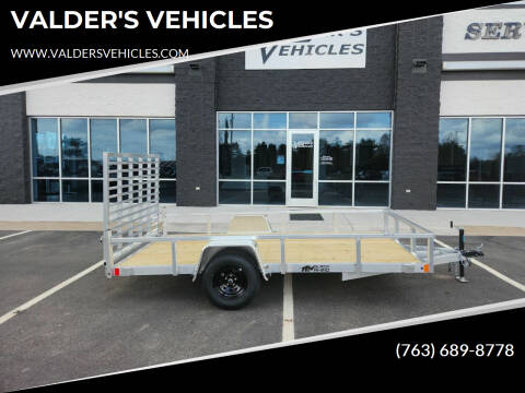2023 BLACK RHINO UTILITY TRAILER 6X12 3.5K GVWR for sale at VALDER'S VEHICLES in Hinckley MN