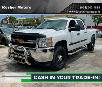 2013 Chevrolet Silverado 2500HD for sale at Kosher Motors in Hollywood FL