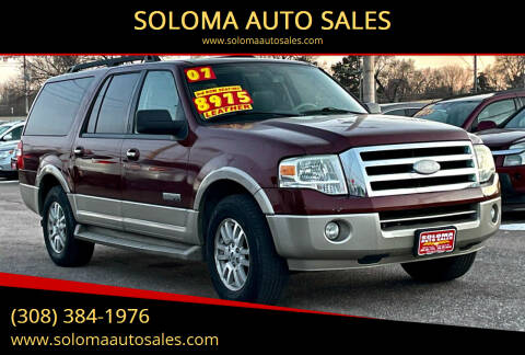 2007 Ford Expedition EL for sale at SOLOMA AUTO SALES in Grand Island NE