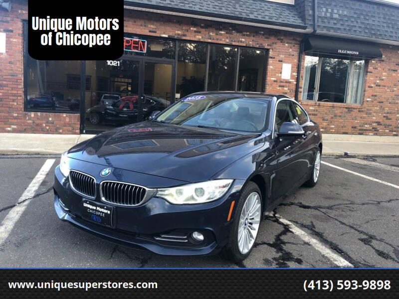 2015 BMW 4 Series for sale at Unique Motors of Chicopee in Chicopee MA